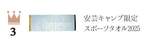 安芸キャンプ限定スポーツタオル2025